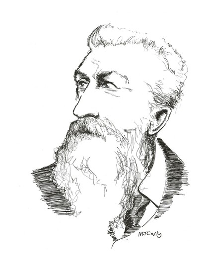 A drawing of Auguste Rodin by MJCarty.

If you have taken the time to access this text, may today be nothing but kind to you and yours.