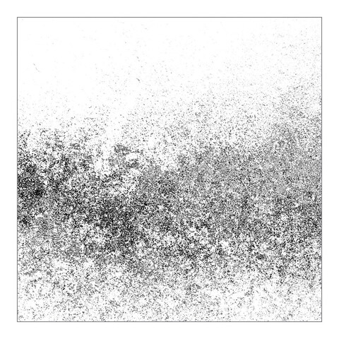 Abstract artwork. Black and white textured surface.