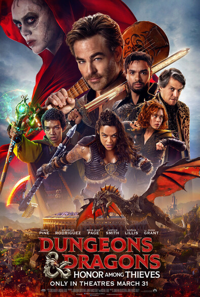 Dungeons and Dragons Honor among Thieves movie poster