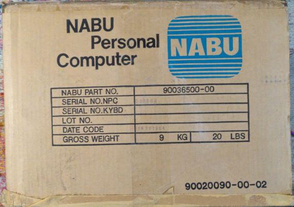NABU PC shipping box
