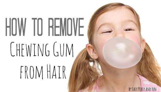 How to remove Chewing gum from hair click bait cover photo