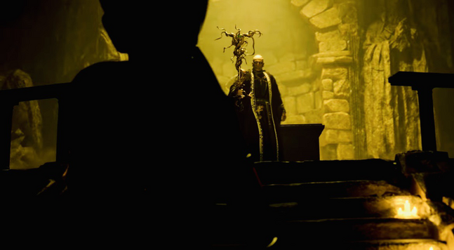 Osmund Saddler walking into Ada’s view in the Sanctuary
