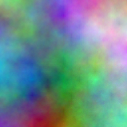 A computer generated, multi-coloured, fractal plasma. Generated using the Diamond-Square algorithm.