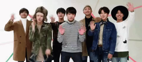 BTS are waving hello to welcome you!!