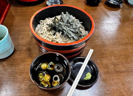 草笛のざる蕎麦。