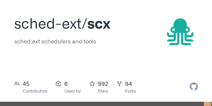 sched_ext schedulers and tools. Contribute to sched-ext/scx development by creating an account on GitHub.