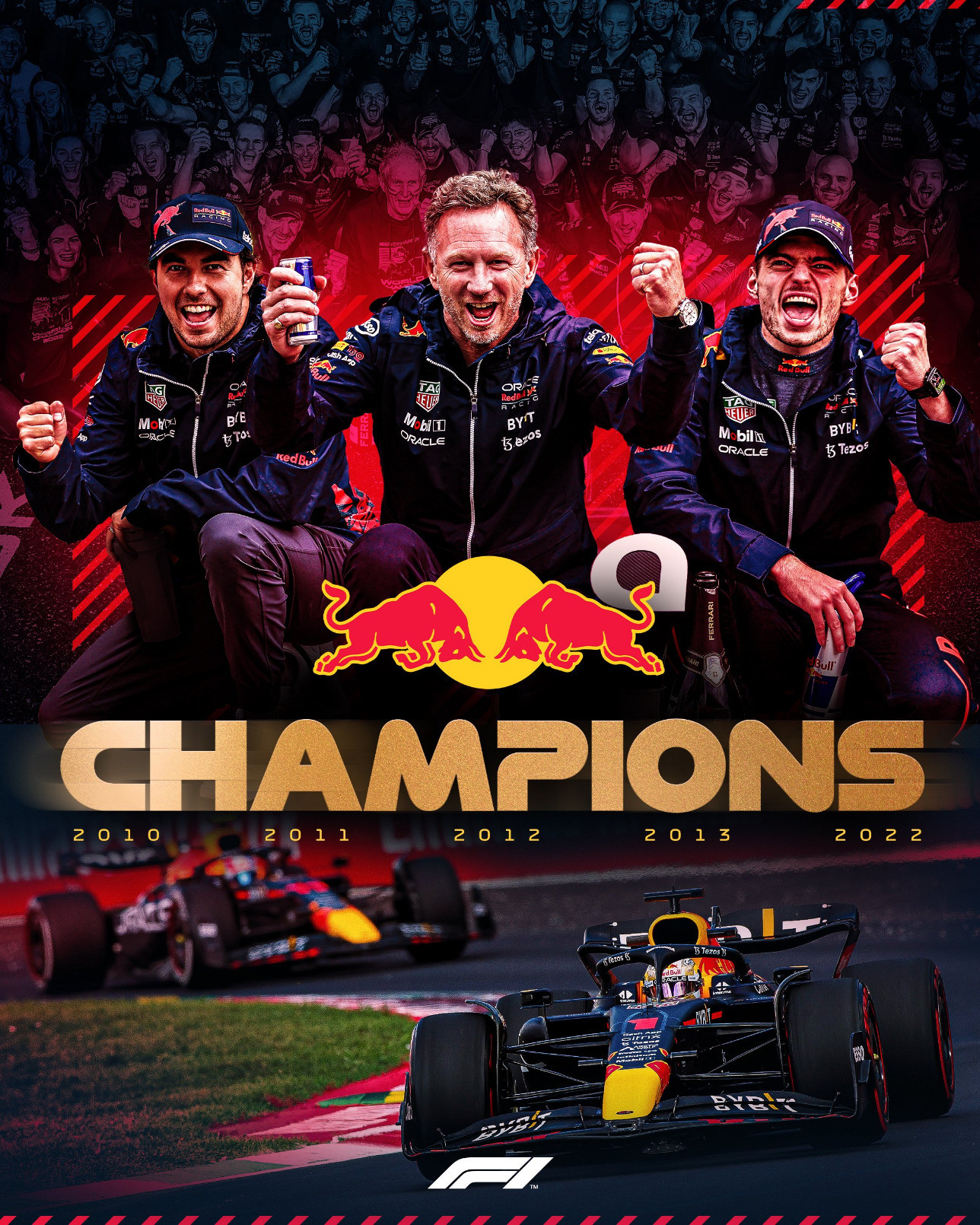 The day after the co-founder of Red Bull Dietrich Mateschitz passed away, his team, his Red Bull Racing team come out and with Max Verstappen at the wheel win the United States Grand Prix and win the Constructors Championship of 2022, a superb drive with a dominant season for Max Verstappen. 