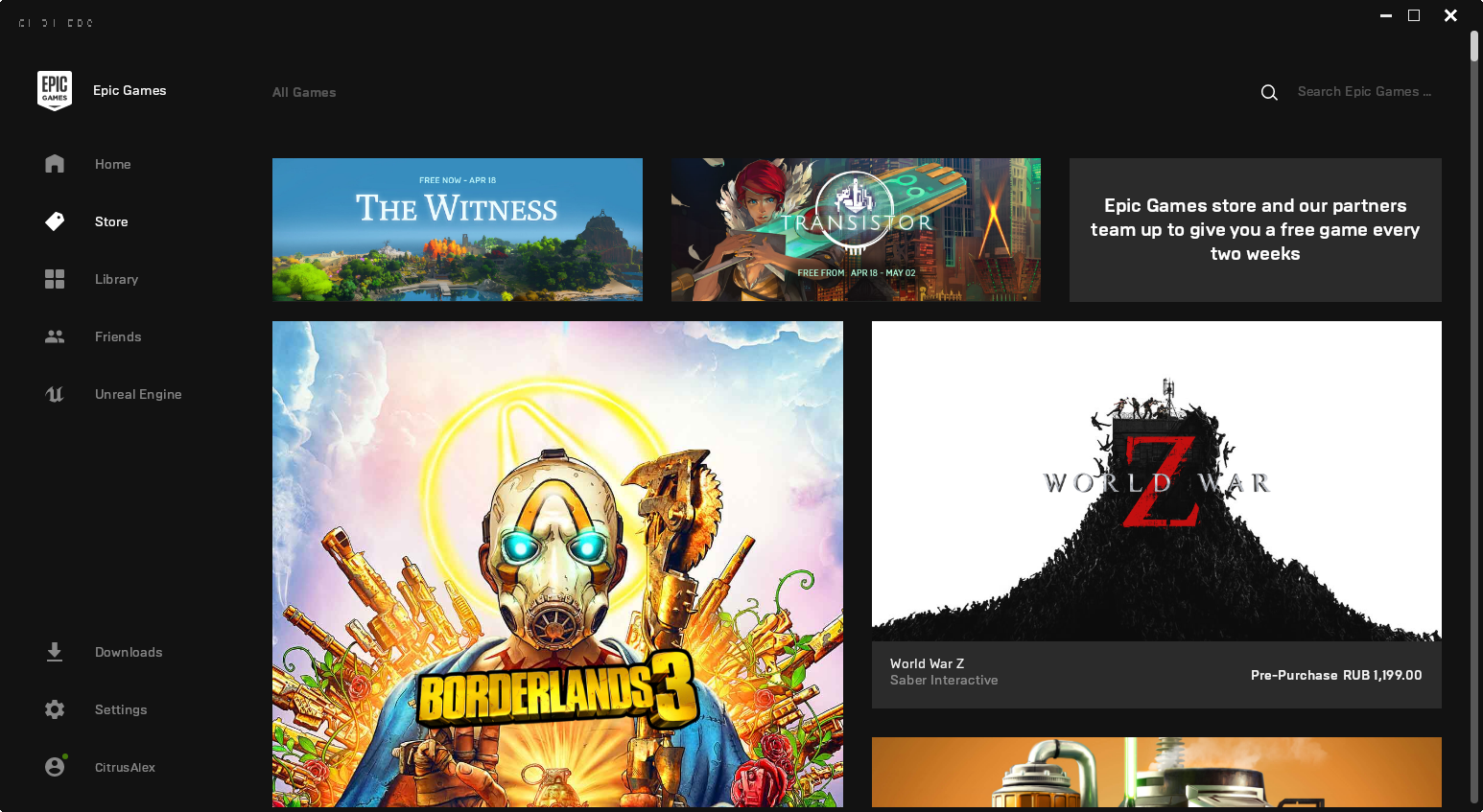 Free games on the Epic Games Store for November 2022