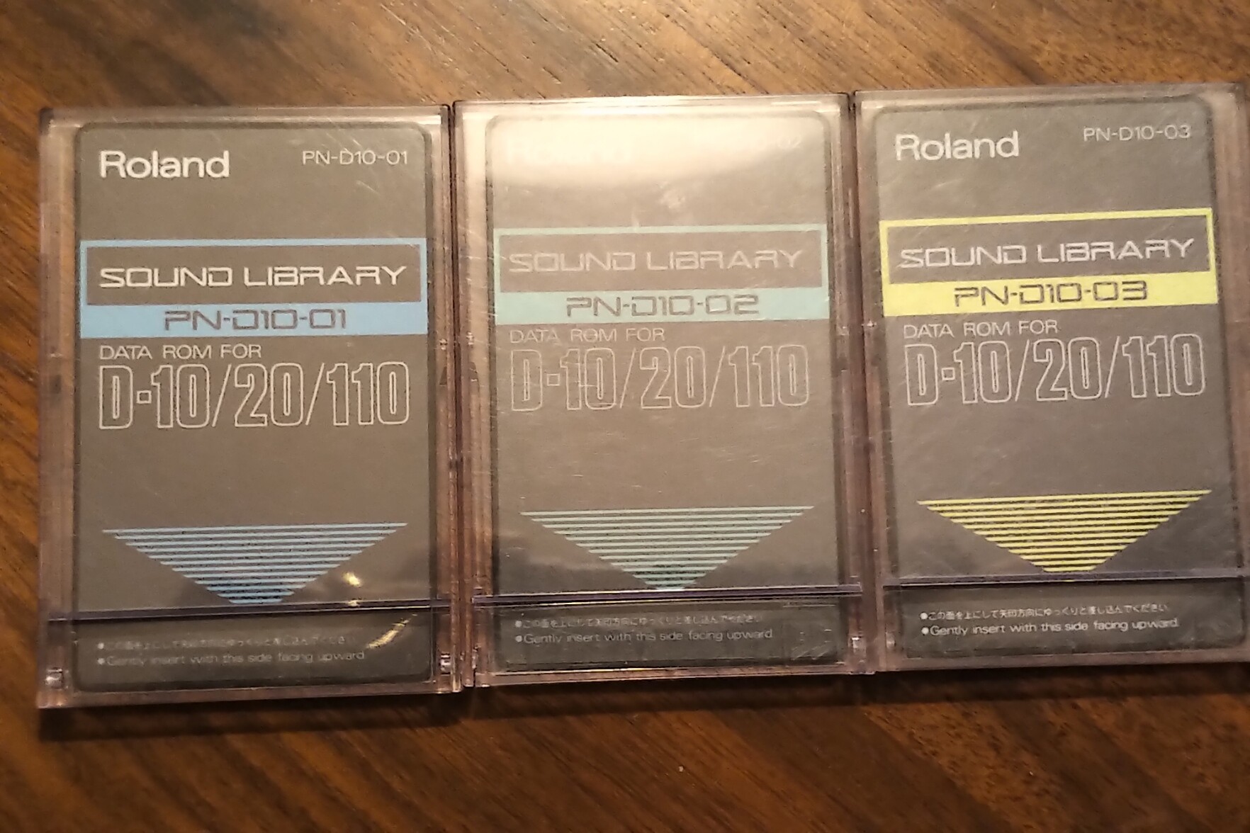Roland D-110 +サウンドカードPN-D10-03 Sound Demo - Roland PN-D10-03 D Series 1980s sound card for