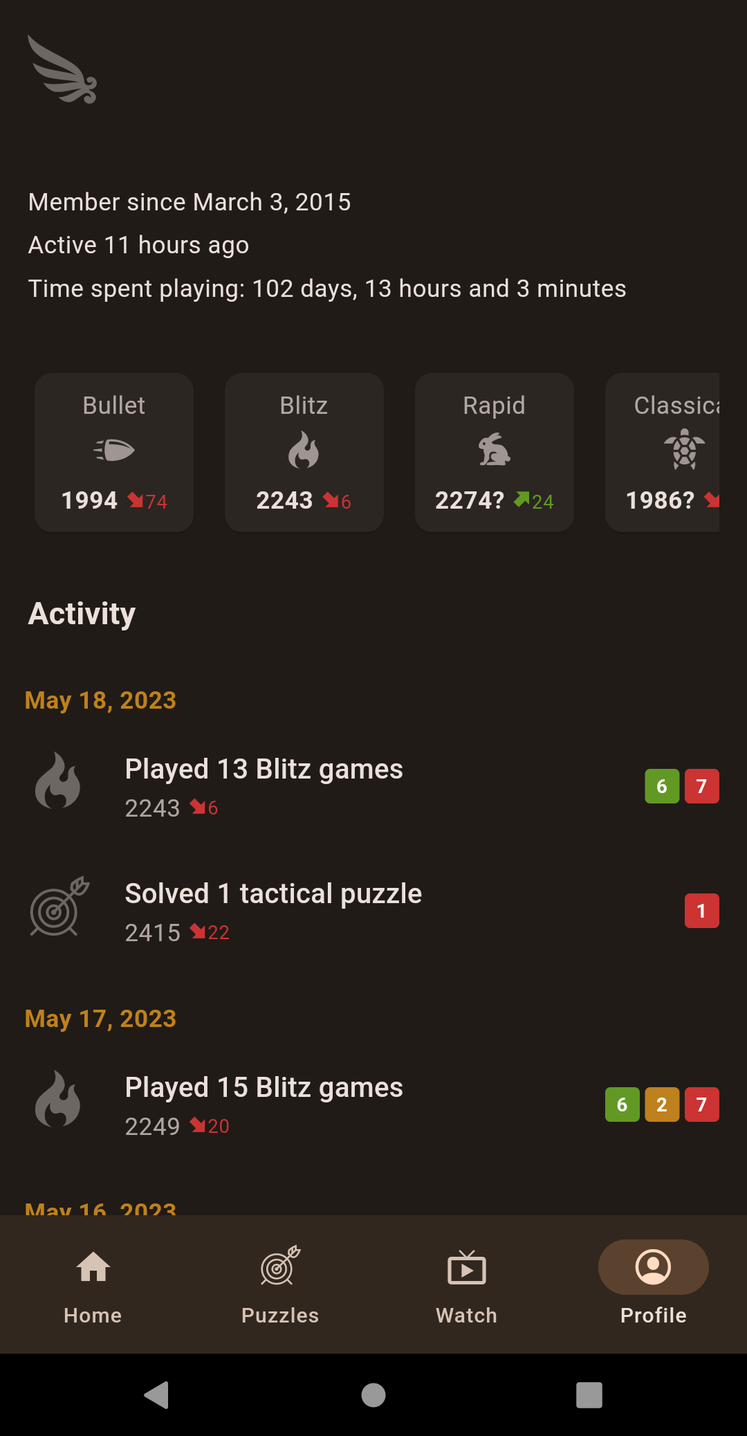 Lichess Light-Years Better on Browser Than On App