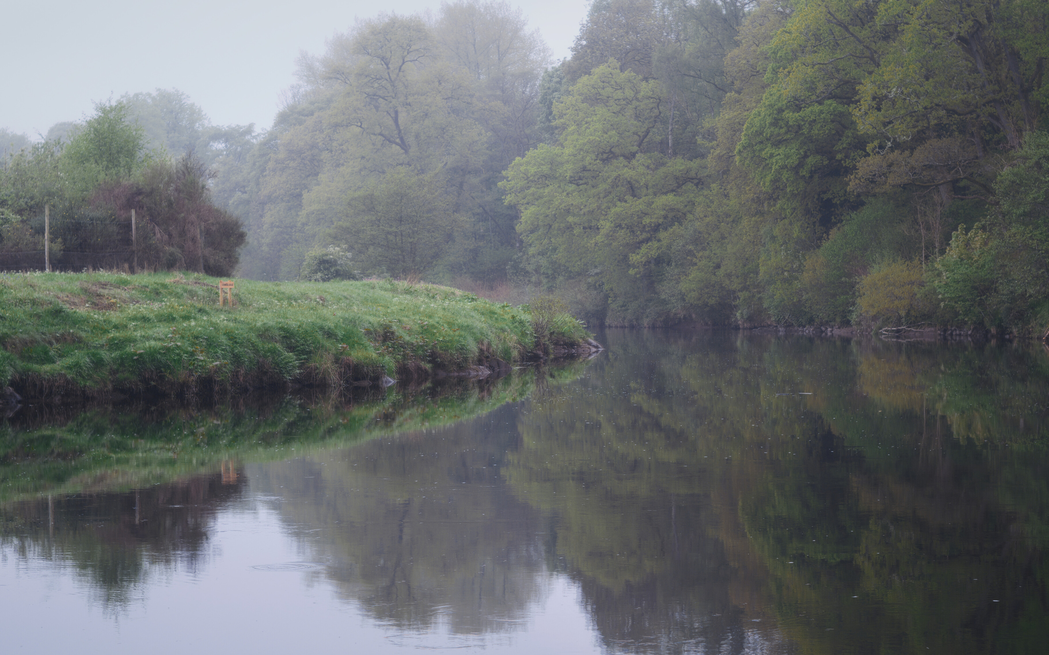 Symmetric reflections in the river Earn