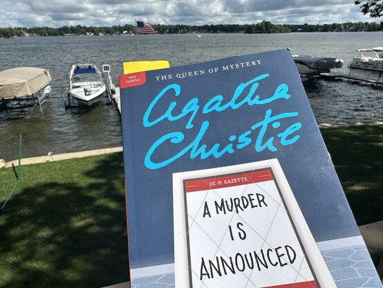 Agatha Christie book - A Murder is Announced