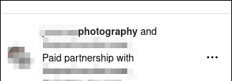 On instagram some posts are marked as "Paid partnership", other as "Sponsored"