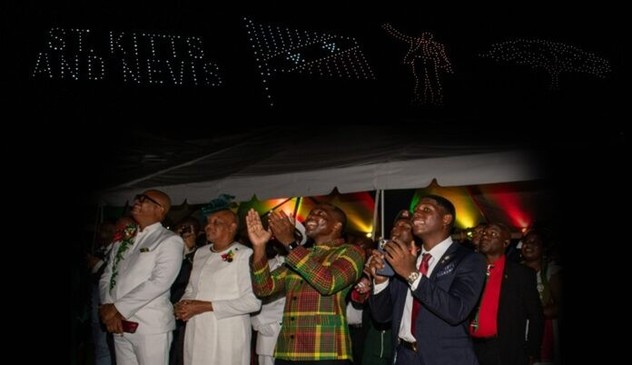 The dazzling display and sights generated at the #StKitts and #NevisIsland 40th #Independence #DroneShow was the highlight of this year’s ceremonial parade. The show hosted by #LunaLite depicted the rich history of the Federation. https://tinyurl.com/2wcjzs7z
