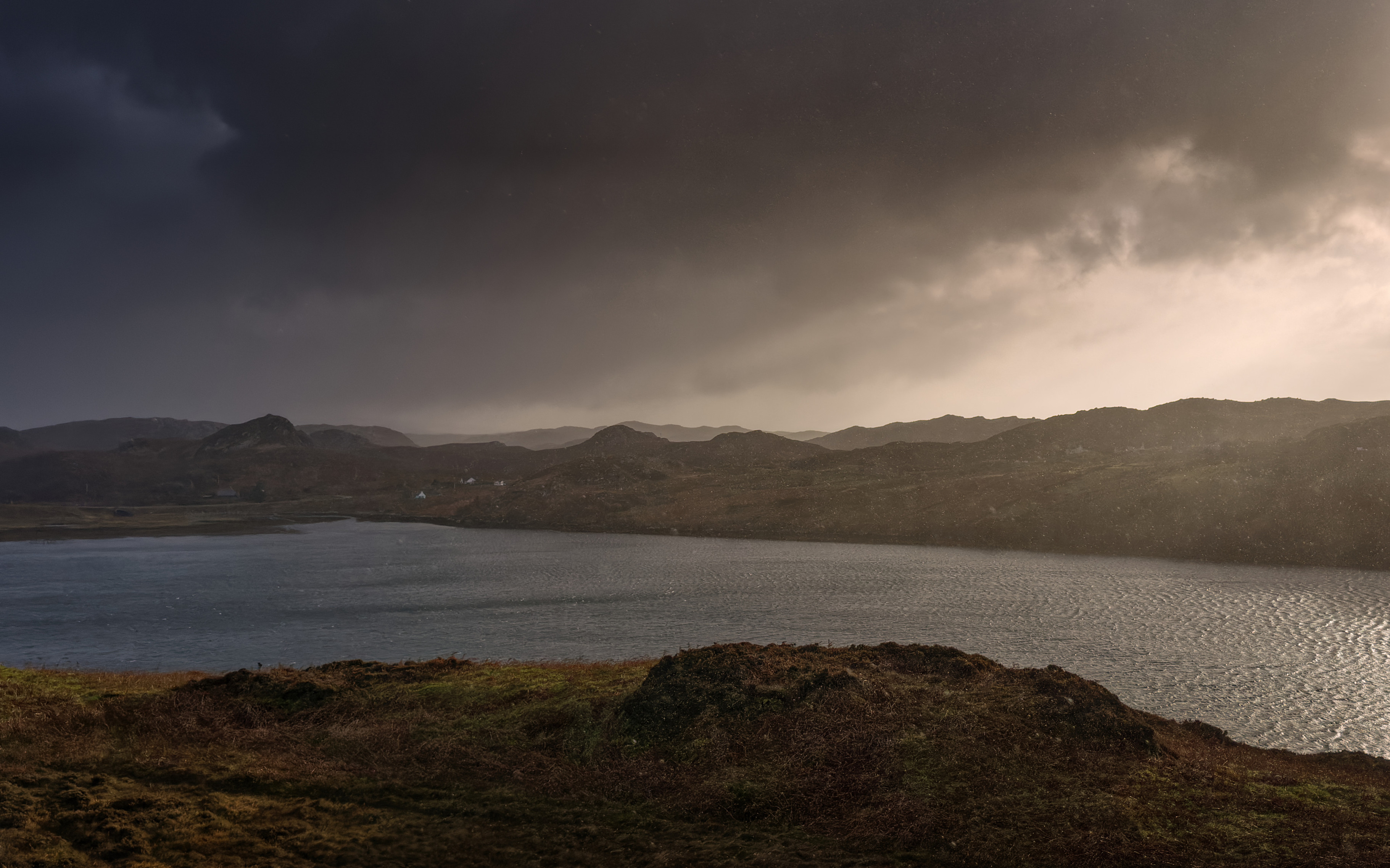 Sepia showers: Rhiconich, Sutherland