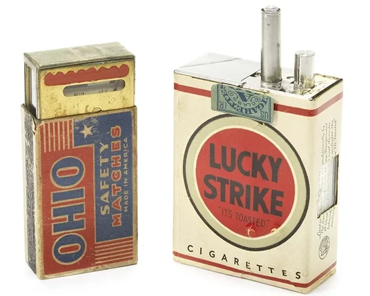 The Lucky Strike Spy camera was developed in the late 1940s by the US Military.