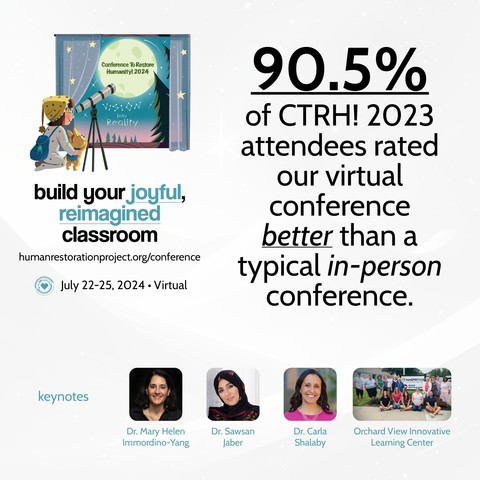 90.5% of #CTRH2023 attendees rated our virtual conference *better* than a typical in-person conference!