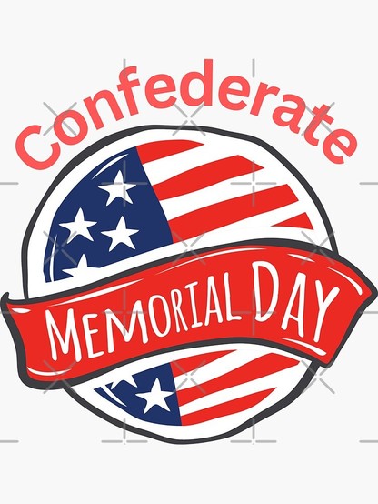 Confederate Memorial Day bg f8f8f8 flat 750x 075 f pad 750x1000 f8f8f8