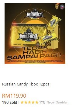 Russian dick candy