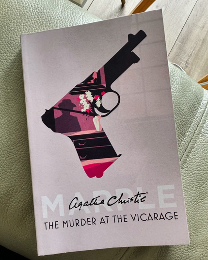 Book cover for Agatha Christie - murder at the vicarage 