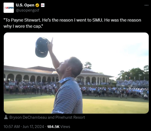 U.S. Open @usopengolf 
·
54m
[Bryson after the win] 