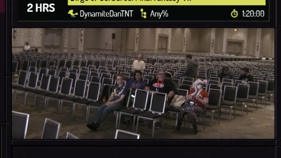 Screenshot of the few live viewers at SGDQ2024.