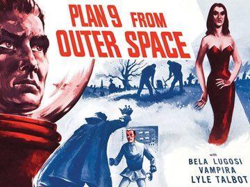 movie poster for PLAN 9 FROM OUTER SPACE 1959