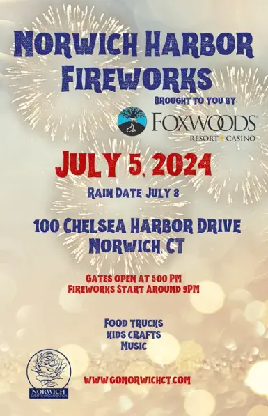July 5 2024 Norwich Harbor Fireworks 2024 2