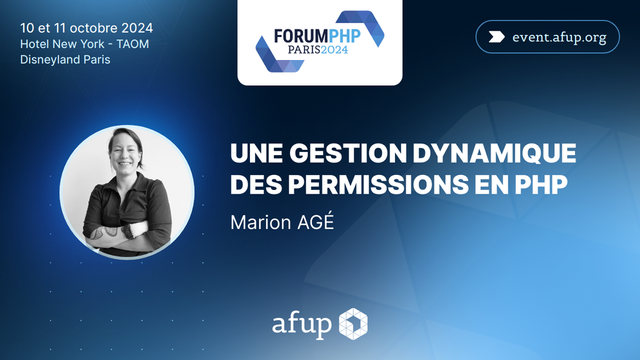 Une gestion dynamique des permissions en PHP par Marion Agé