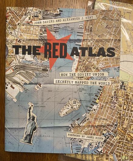 Front of The RED Atlas. Has a nice map on thr front.