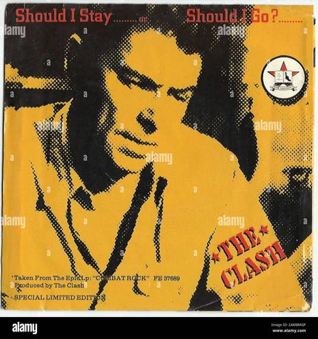 The Clash - Should I Stay Or Should I Go? the clash should i stay or should i go classic vintage rock 7 vinyl album 2AMBMGP