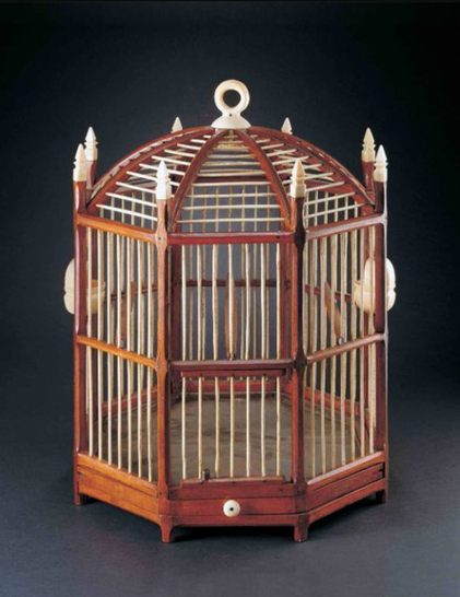 scrimshaw birdcage