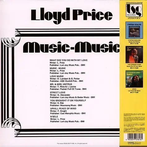 Lloyd Price 2 lloyd price music music