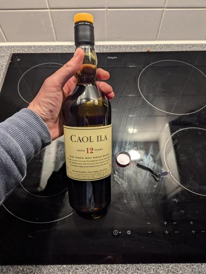 A bottle of 12 year old Caol Ila