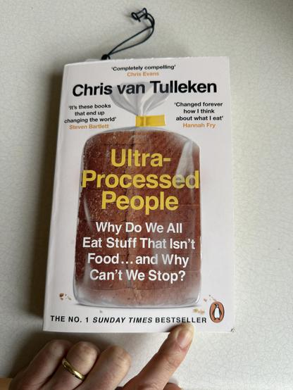 The cover the book Ultra Processes People by Chris van Tulleken. 