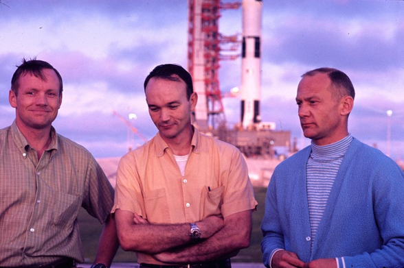 Apollo 11 astronauts.
