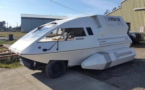 Star Trek Shuttlecraft made out of a   minivan ever.