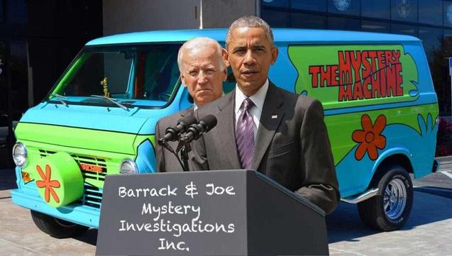 Barrack Obama and Joe Biden to solve mysteries