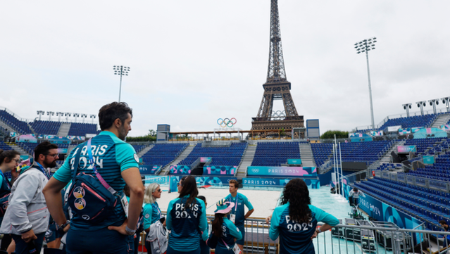 La disciplina de vòlei platja es disputarà als peus de la torre Eiffel (Reuters)