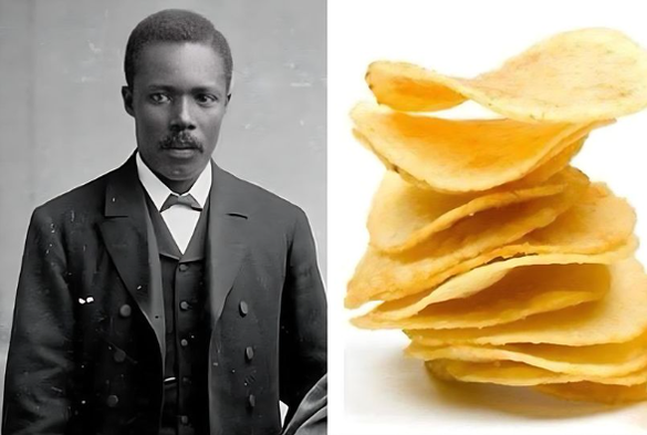 The potato chip was invented in 1853