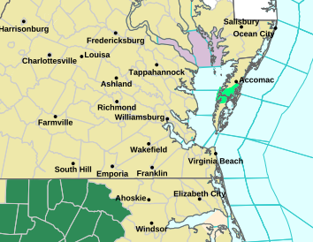 Weather hazards are for widespread thunderstorms with flash flooding likely in the Carolina Piedmont. Small craft advisory for the northern Bay and rip currents possible. 