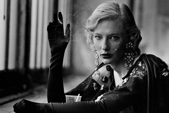 fashion photo; Cate Blanchett by Peter Lindbergh