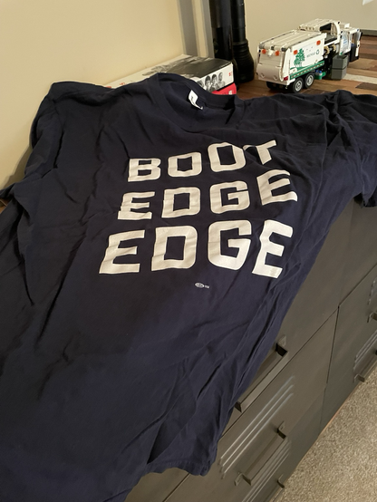 Pete Buttigieg 2020 tee reading BOOT EDGE EDGE in large letters