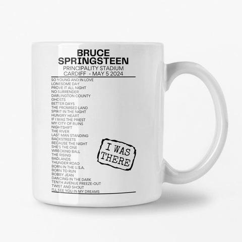 Bruce Springsteen - Darlington County bruce springsteen cardiff may 5 2024 setlist mug i was there 112855