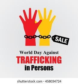 World Day Against Trafficking in Persons world day against trafficking persons 260nw 458034724