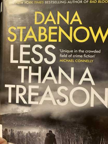 The cover of Less Than A Treason by Dana Stabenow 