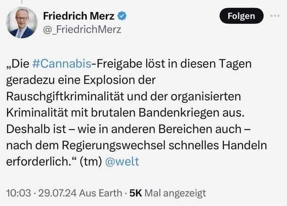 Friedrich Merz am 29.07.2024: 