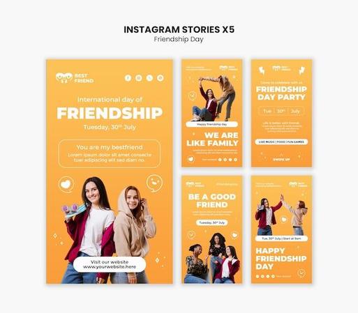 International Day of Friendship friendship day template design 23 2151533817
