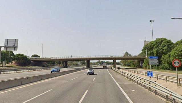 L'accident ha passat al punt quilomètric 47 de la C-32 (Google Street View)