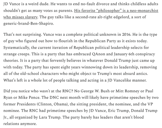 Excerpt from Dave Karpf's newsletter: 